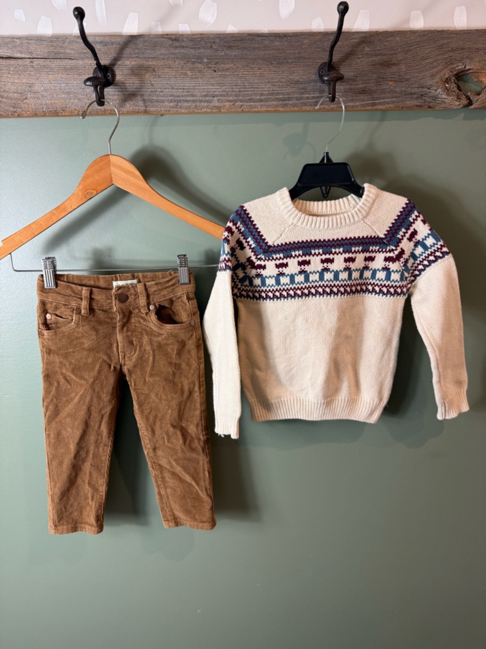 Boys Tan Corduroy Pants - Classic Everyday Style